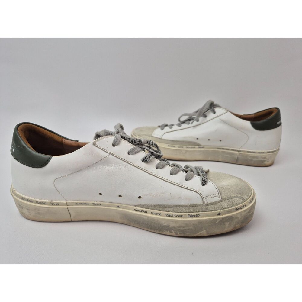 Golden Goose White Hi Star Platform Sneakers Size 42 - Picture 3 of 7